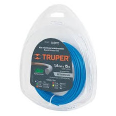 TANZA P/BORDEADORA REDONDA AZUL 16 X 15 METROS TRUPER