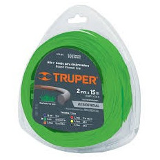 TANZA P/BORDEADORA REDONDA VERDE 20 X 15 METROS TRUPER
