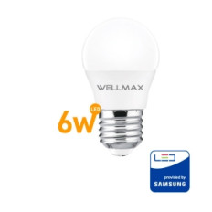 LAMPARA LED GOTA 6 W CALIDA WELLMAX