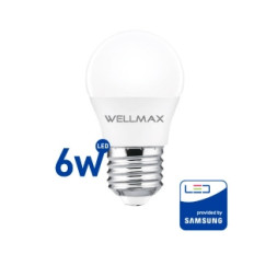 LAMPARA LED GOTA 6 W FRIA WELLMAX