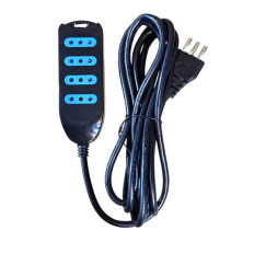 ALARGUE 4 T/CTE 3 M NEGRO 10 A VOLTA