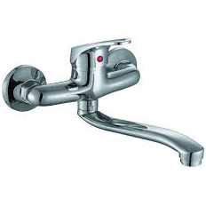 MONOCOMANDO COCINA PARED PICO BAJO BRONCE