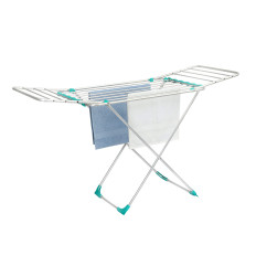 TENDEDERO DE PISO MAXI CON ALAS ALUMINIO MOR