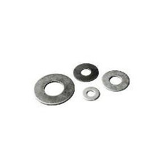 ARANDELA PLANA ZINCADA 1/4" (327 u x kg)