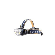 LINTERNA MINERA FOCO ZOOM RECARGABLE 10 W 2 BATERIAS C/LUZ ROJA