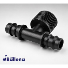 TEE MALE CONECTOR  16*1/2 RIEGO