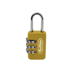CANDADO COMBINACION P/MALETA DORADO