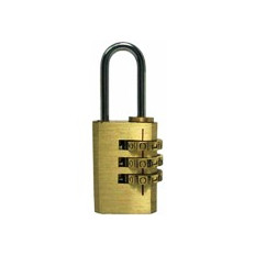 CANDADO 20 MM COMBINACION BRONCE