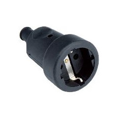 FICHA HEMBRA SCHUCKO GOMA NEGRO