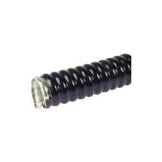 CAÑO FLEXIBLE C/PVC NEGRO 1"