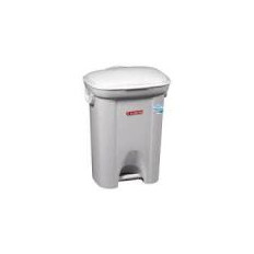 BASURERO C/PEDAL 36L BLANCO