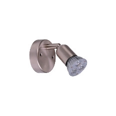 SPOT DE BASE C/LED GU10 3X1W BLANCO