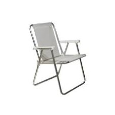 SILLA ALTA ALUMINIO SANNET MOR BLANCA