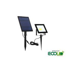 FLOOD DE JARDIN SOLAR 12W 3000K