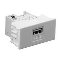 LINEA DUOMO BIANCO MODULO CARGADOR USB