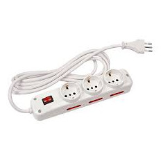 ALARGUE 3 SCHUKO + 6 T/CTE C/LL 5 M BLANCO