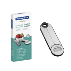 BALANZA DIGITAL PLEGABLE COCINA 5 KG TRAMONTINA