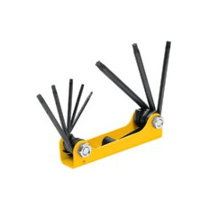 JUEGO LLAVES TORX 8 PZS T9-T40 PRETUL