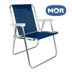 SILLA ALTA ALUMINIO SANNET MOR AZUL MARINO