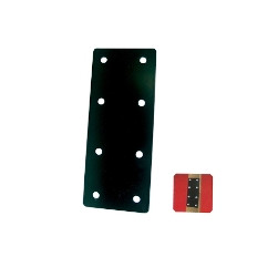 CONECTOR PLACA NEGRO P/TIRPISOS, TECHOS 117X242 "SC" 5176117