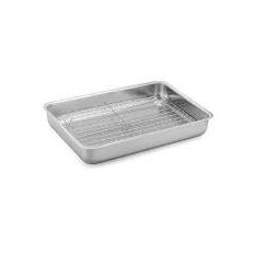 ASADERA ACERO INOX 40 CM C/PARRILLA