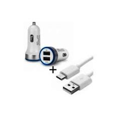 CARGADOR AUTO IPHONE 2A+USB TWEEK