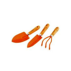 KIT 3 HERRAMIENTAS P/JARDIN MANGO MADERA TRAMONTINA (78102/801)