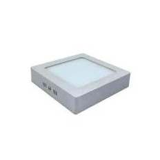 PANEL LED SOBREPONER CUADRADO 18W CALIDO 22 X 22 CM