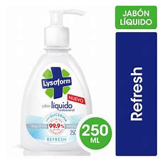 LYSOFORM JABON LIQUIDO MANOS REFRESH 250 ML