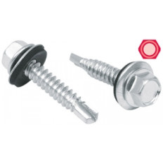 TORNILLO AUTORROSC ACGALV CHEXA ARO GOMA 63 X 32 MM FIERO