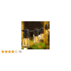 GUIRNALDA SIMONA LED NEGRA 7 MTS 3000K