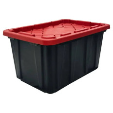 CAJA LOCK UP 100 LITROS TAPA ROJA