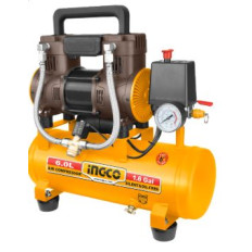 COMPRESOR  6 LITROS 15HP LIBRE DE ACEITE BAJO RUIDO INGCO