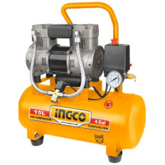COMPRESOR 15 LITROS 15HP LIBRE DE ACEITE BAJO RUIDO INGCO