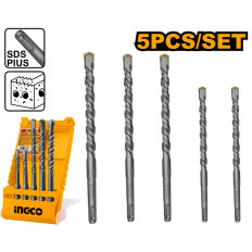 KIT 5 MECHAS SDS PLUS INGCO