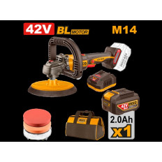 PULIDORA A BATERIA 42V C/BAT Y C/ACC 20AH