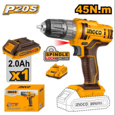 TALADRO ATORNILLADOR 20V PS20S 1 BATERIA Y CARGADOR INGCO