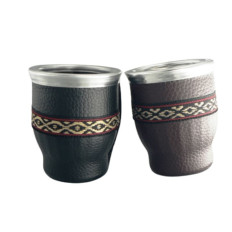 MATE VASO CON BOQUILLA Y CINTA EN EL MEDIO