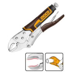 PINZA MORZA  7" CROMO VANADIO CURVA INGCO