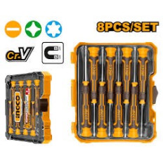 SET 8 PZS DESTORNILLADOR DE PRECISION INGCO