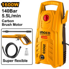 HIDROLAVADORA 140 BAR 1600W MOTOR A CARBONES C/AUTOSTOP INGCO