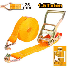 CINTA CATRACA SUJECION INGCO 15 TON 25MM 6M HRSP262