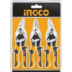 KIT 3 TIJERAS P/CHAPA 10" INGCO