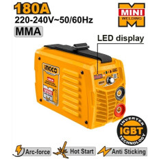 SOLDADORA INVERTER 180 AMP MMA NEW MODEL INGCO
