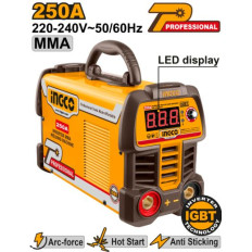 SOLDADORA INVERTER 250 AMP MMA  INGCO LED DISPLAY