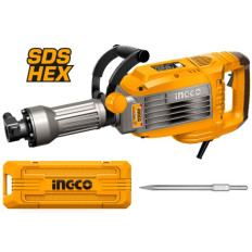 MARTILLO DEMOLEDOR 1700W 50J 14KG SDS HEX C/VALIJA INGCO