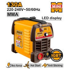 SOLDADORA INVERTER 130 AMP IGBT  INGCO