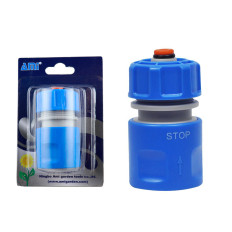 RIEGO: ACOPLE RAPIDO P/MANGUERA 1/2" C/STOP
