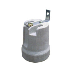 PORTALAMPARA E27 PORCELANA C/BASE