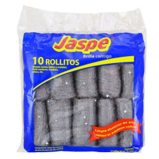 ESPONJA ROLLITO ALUMINIO X10 JASPE